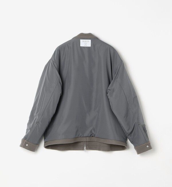SHIPS any「PURE WOOL MELTON リラックス ジップアップ ブルゾン◆」|ブルゾン・スタジャン|