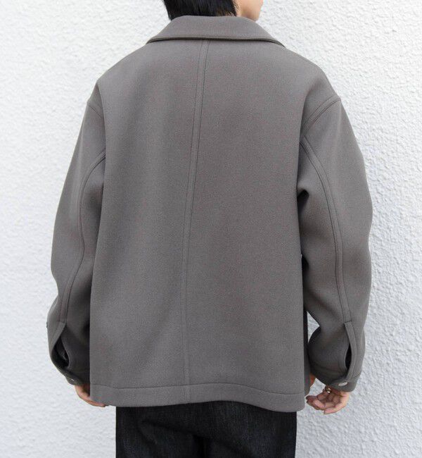 SHIPS any「PURE WOOL MELTON リラックス ジップアップ ブルゾン◆」|ブルゾン・スタジャン|