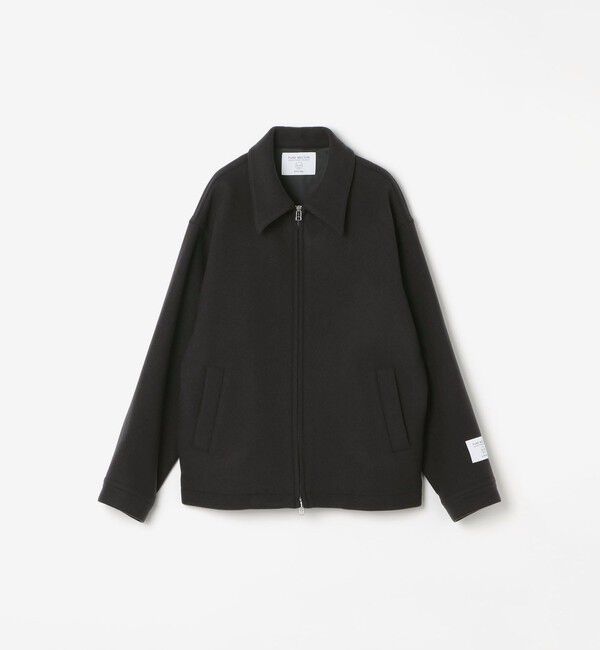 SHIPS any「PURE WOOL MELTON リラックス ジップアップ ブルゾン◆」|ブルゾン・スタジャン|