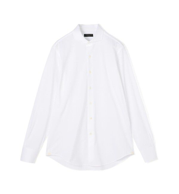 TOMORROWLAND MENS「160/2コットンカノコ カッタウェイカラーシャツ」|シャツ・ブラウス|11 ホワイト