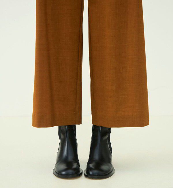 MACPHEE「ポリエステルウールストレッチ フレアパンツ」|その他|