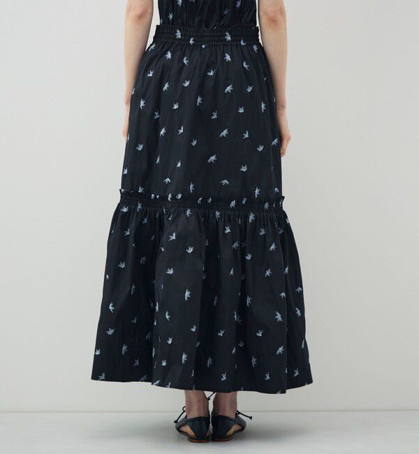 TOMORROWLAND BUYING WEAR「【別注】ne Quittez pas BLACK ロングスカート」|フレア|