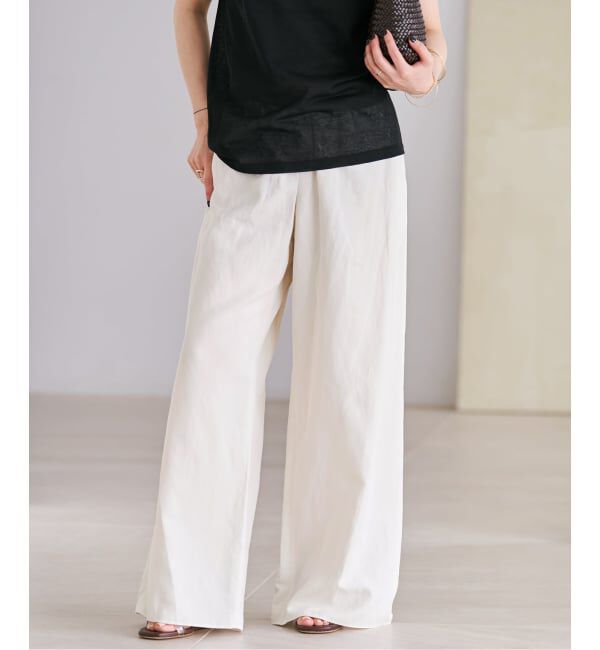 Plage「Linen mix easy パンツ」|その他|
