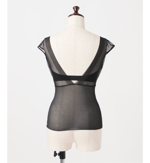 Plage「《追加予約》NICENICE MOMENT / ナイスナイスモーメント MESH FRENCH SL TOP 2」|インナー|