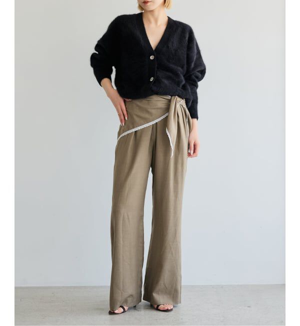 IENA LA BOUCLE「《予約》IENA LA BOUCLE フォックス カシミヤ Vカーディガン」|ニット・セーター|