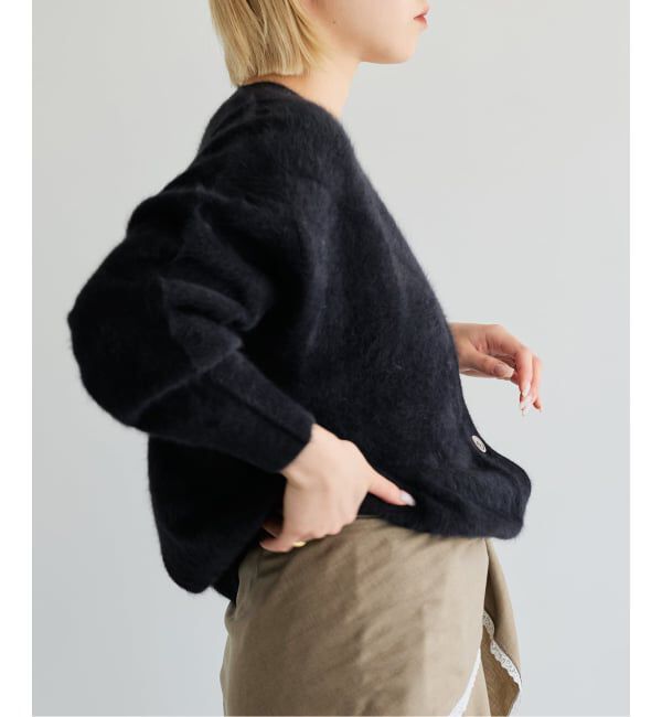 IENA LA BOUCLE「《予約》IENA LA BOUCLE フォックス カシミヤ Vカーディガン」|ニット・セーター|