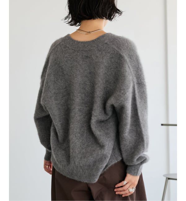 IENA LA BOUCLE「《予約》IENA LA BOUCLE フォックス カシミヤ Vカーディガン」|ニット・セーター|