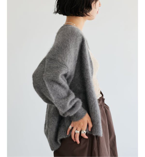 IENA LA BOUCLE「《予約》IENA LA BOUCLE フォックス カシミヤ Vカーディガン」|ニット・セーター|