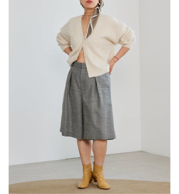 IENA LA BOUCLE「《予約》IENA LA BOUCLE フォックス カシミヤ Vカーディガン」|ニット・セーター|