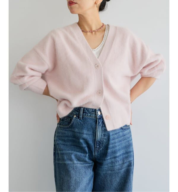 IENA LA BOUCLE「《予約》IENA LA BOUCLE フォックス カシミヤ Vカーディガン」|ニット・セーター|