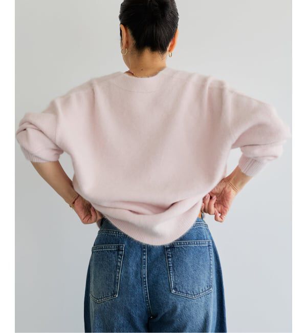 IENA LA BOUCLE「《予約》IENA LA BOUCLE フォックス カシミヤ Vカーディガン」|ニット・セーター|