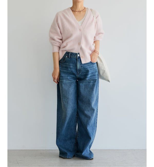 IENA LA BOUCLE「《予約》IENA LA BOUCLE フォックス カシミヤ Vカーディガン」|ニット・セーター|