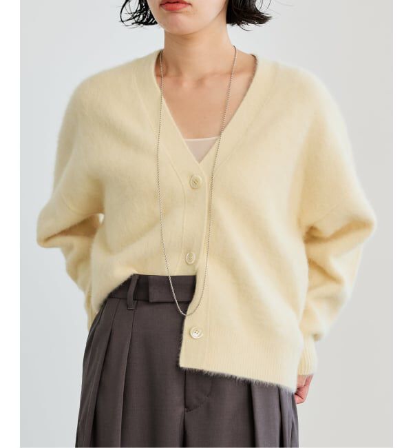 IENA LA BOUCLE「《予約》IENA LA BOUCLE フォックス カシミヤ Vカーディガン」|ニット・セーター|