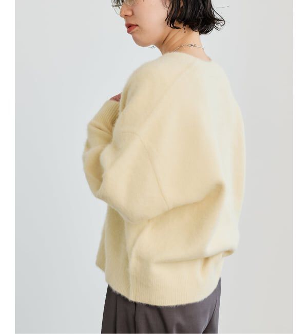 IENA LA BOUCLE「《予約》IENA LA BOUCLE フォックス カシミヤ Vカーディガン」|ニット・セーター|