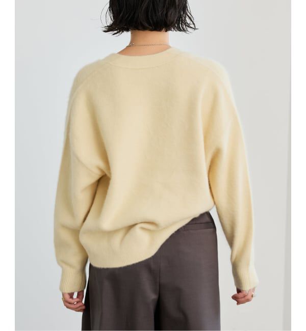 IENA LA BOUCLE「《予約》IENA LA BOUCLE フォックス カシミヤ Vカーディガン」|ニット・セーター|