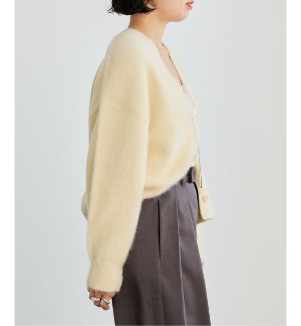 IENA LA BOUCLE「《予約》IENA LA BOUCLE フォックス カシミヤ Vカーディガン」|ニット・セーター|