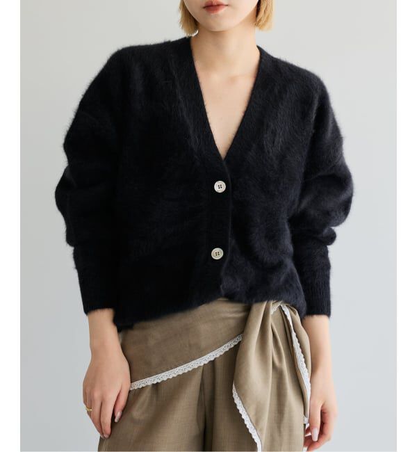 IENA LA BOUCLE「《予約》IENA LA BOUCLE フォックス カシミヤ Vカーディガン」|ニット・セーター|