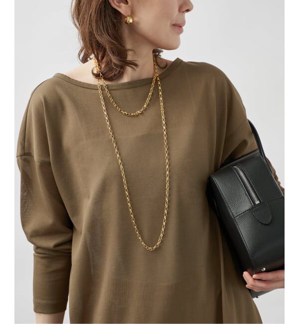 VERMEIL par iena「CHIBI JEWELS チビジュエルズ Long Long Chain Thick round chain」|ネックレス|