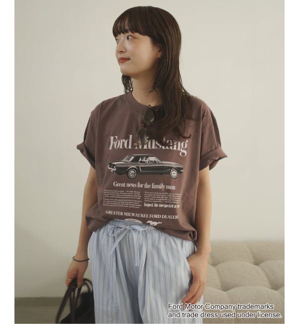 SLOBE IENA「GOOD ROCK SPEED SLOBE別注 Mustang TEE」|Tシャツ・カットソー|