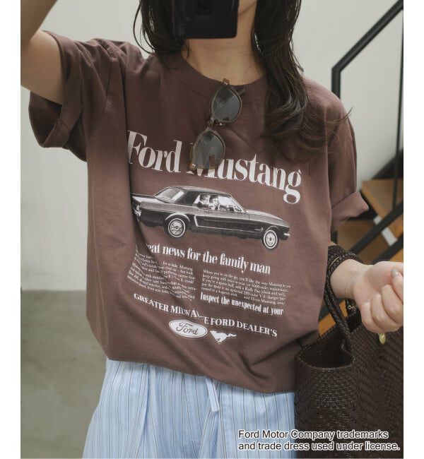SLOBE IENA「GOOD ROCK SPEED SLOBE別注 Mustang TEE」|Tシャツ・カットソー|