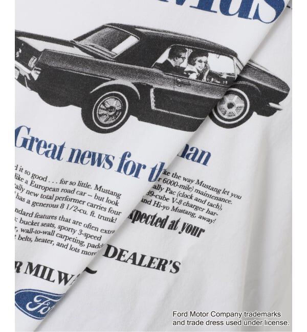SLOBE IENA「GOOD ROCK SPEED SLOBE別注 Mustang TEE」|Tシャツ・カットソー|