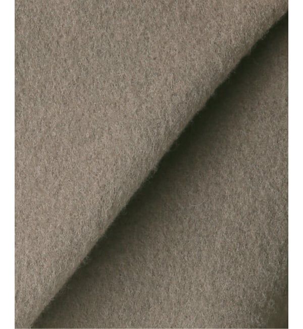 SLOBE IENA「《シリーズあり/追加予約》souple wool ダブルフェイスミドルコート」|ピーコート|