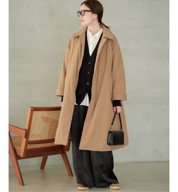 SLOBE IENA「《予約》ステンカラー中綿撥水コート」|その他|