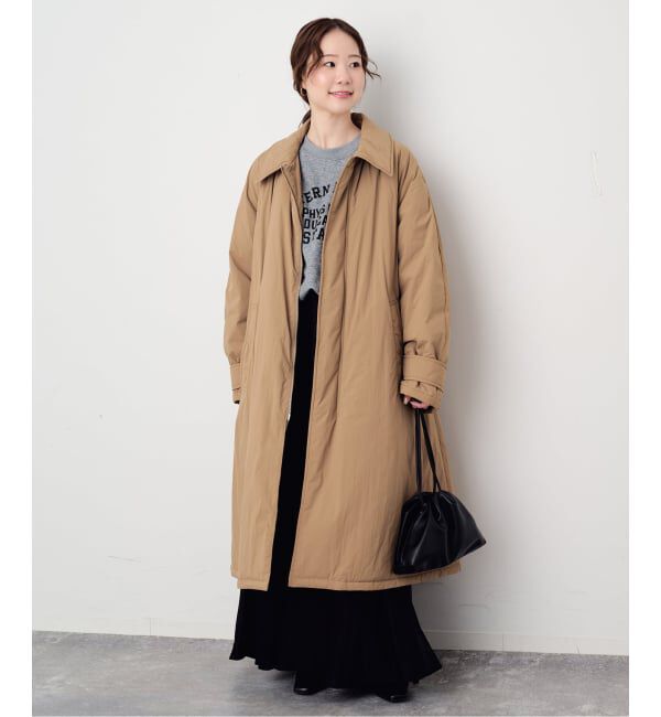 SLOBE IENA「《予約》ステンカラー中綿撥水コート」|その他|