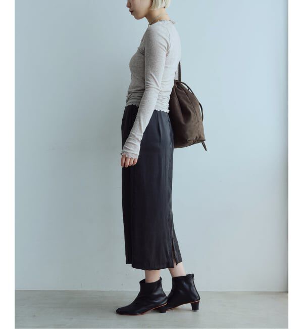 IENA LA BOUCLE「《予約》seamless basic. シームレスベーシック Romance ロングスリーブT SB1127」|Tシャツ・カットソー|