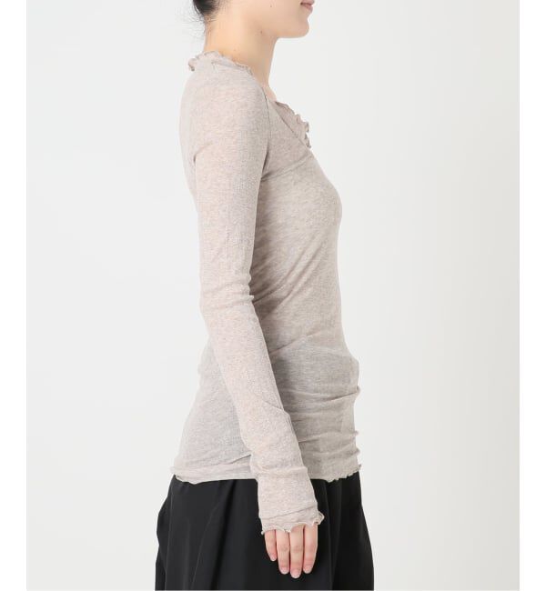 IENA LA BOUCLE「《予約》seamless basic. シームレスベーシック Romance ロングスリーブT SB1127」|Tシャツ・カットソー|