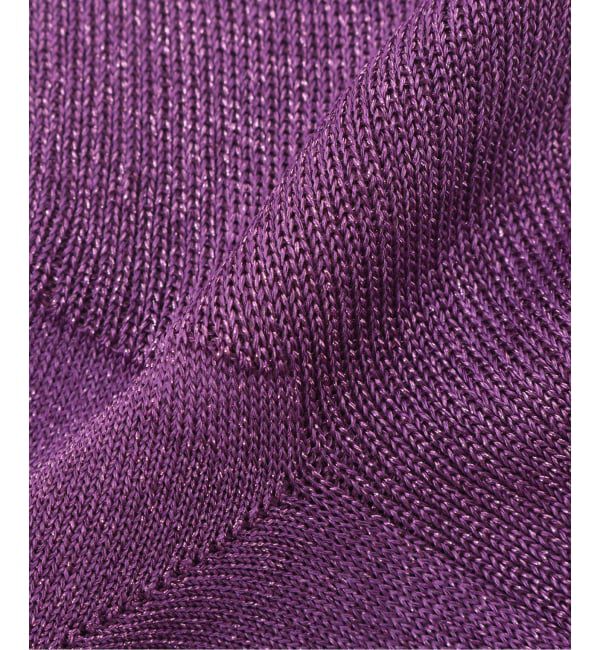 IENA「MARCOMONDE/マルコモンド glitter rib sox 靴下 176N1/1GL2-20C」|ソックス|