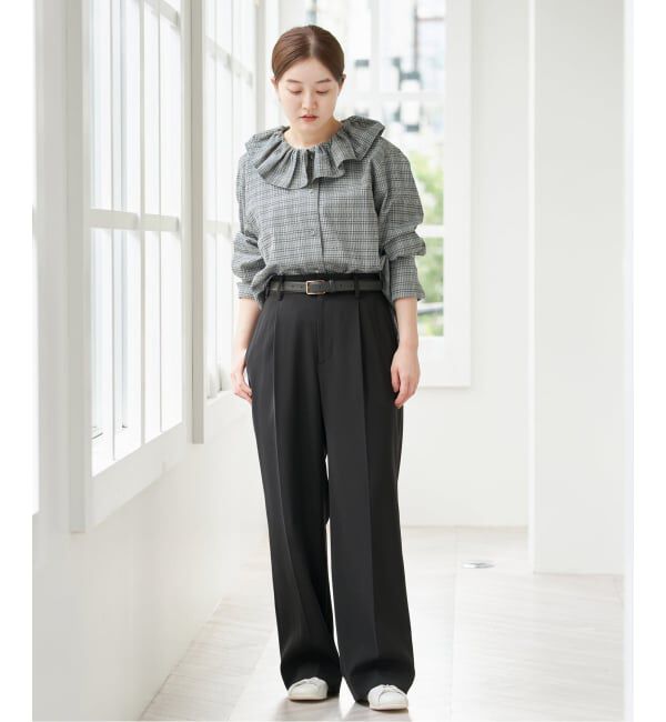 IENA「MAISON GUILLEMETTE/メゾンギヨメット CHLOESCOTTISH SH シャツ」|シャツ・ブラウス|