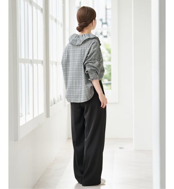 IENA「MAISON GUILLEMETTE/メゾンギヨメット CHLOESCOTTISH SH シャツ」|シャツ・ブラウス|