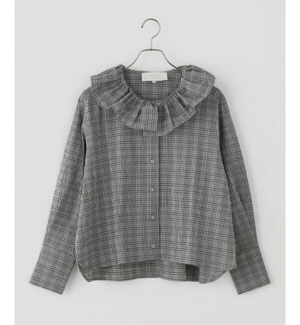 IENA「MAISON GUILLEMETTE/メゾンギヨメット CHLOESCOTTISH SH シャツ」|シャツ・ブラウス|