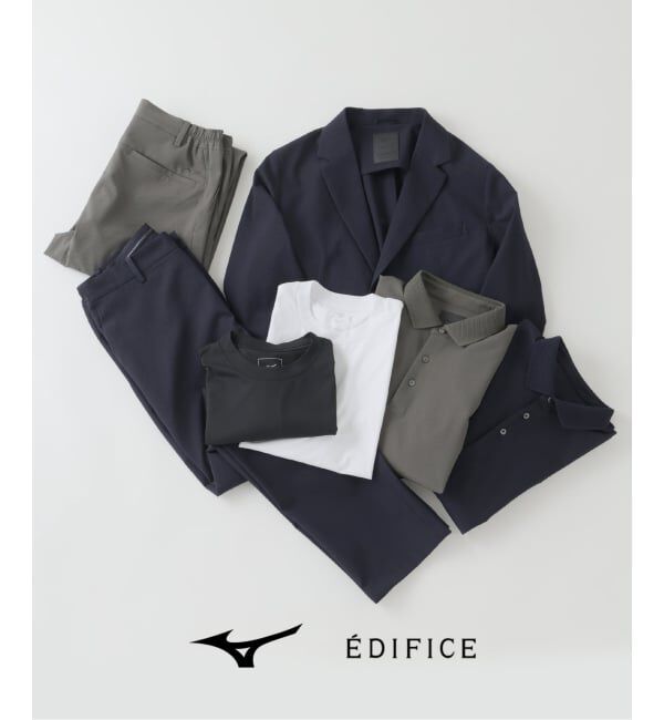 EDIFICE「MIZUNO(ミズノ) 別注 DYNAMOTION ポロシャツ」|ポロシャツ|