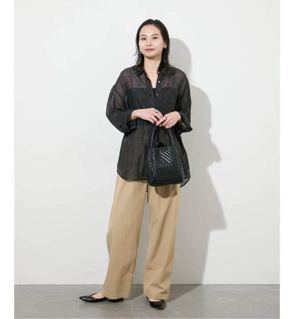 JOURNAL STANDARD「《追加5》【撥水/接触冷感/洗える/UVカット】リネンナイロンストレッチワイドパンツ」|その他|