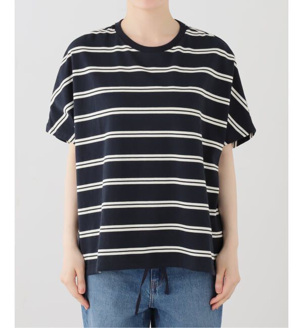 JOURNAL STANDARD relume「《追加3》フレンチスリーブボーダーTシャツ」|Tシャツ・カットソー|