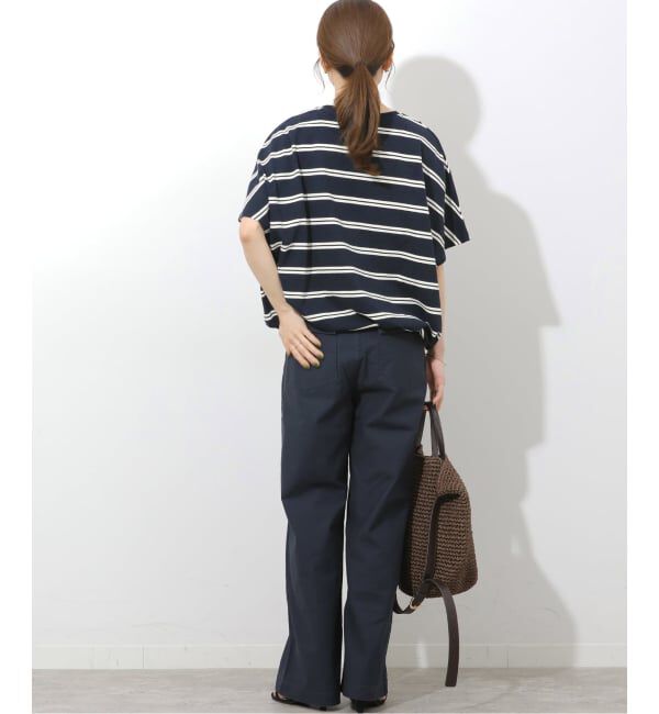 JOURNAL STANDARD relume「《追加3》フレンチスリーブボーダーTシャツ」|Tシャツ・カットソー|