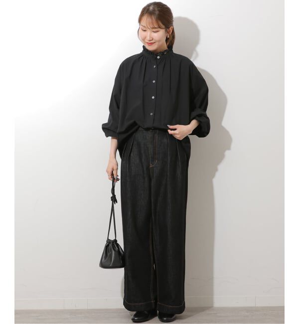JOURNAL STANDARD relume「《WEB限定予約》フリルネックボリュームスリーブブラウス」|シャツ・ブラウス|