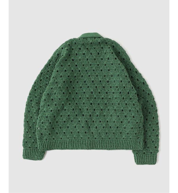 JOURNAL STANDARD「MacMahon Knitting Mills / マクマホンニッティングミルズ Crochet Zip」|カーディガン|