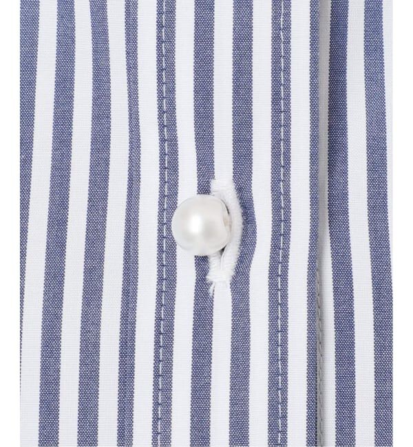 Spick and Span「《WEB限定 / 追加》パールボタンギャザースリーブシャツ」|シャツ・ブラウス|