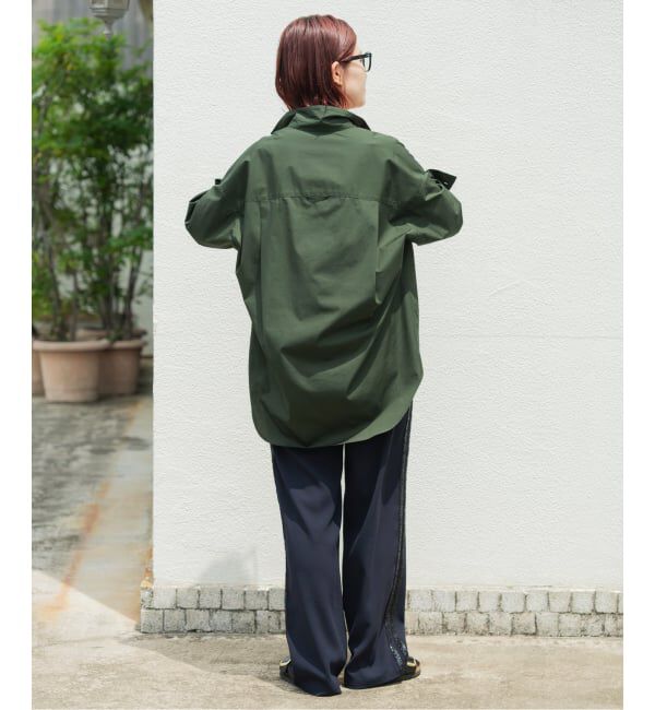 Spick and Span「《WEB限定 / 追加2》50コットンオーバーシャツ」|シャツ・ブラウス|