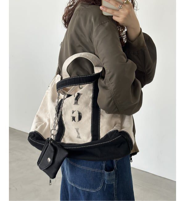 FRAMeWORK「≪WEB先行 / 追加≫YA GOOD IDEAS STENCIL SHOULDER トート 2」|トートバッグ|