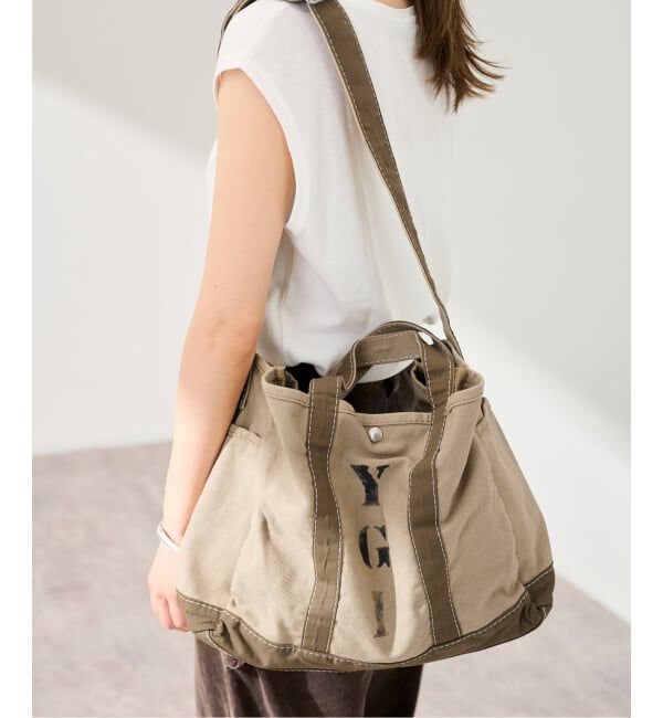 FRAMeWORK「≪WEB先行 / 追加≫YA GOOD IDEAS STENCIL SHOULDER トート 2」|トートバッグ|