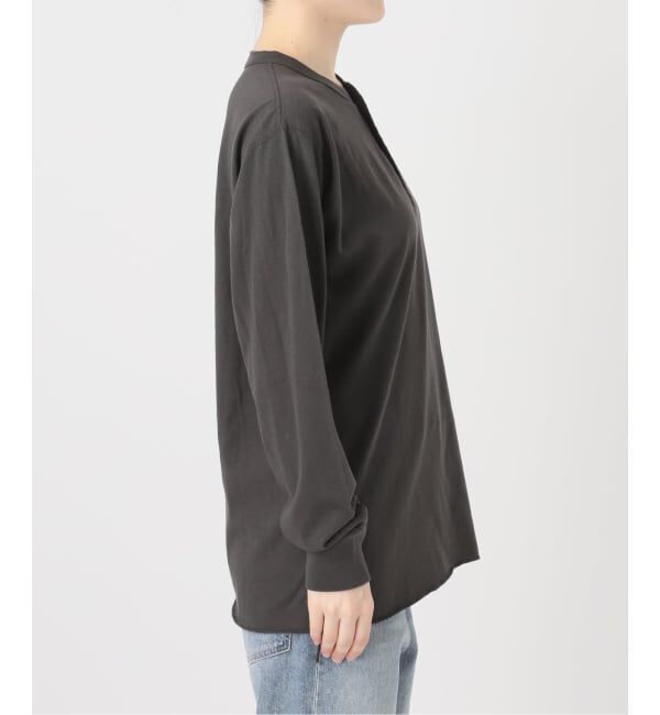 FRAMeWORK「≪新色 /追加予約≫Healthknit/ヘルスニット ヘンリーロングスリーブ」|Tシャツ・カットソー|