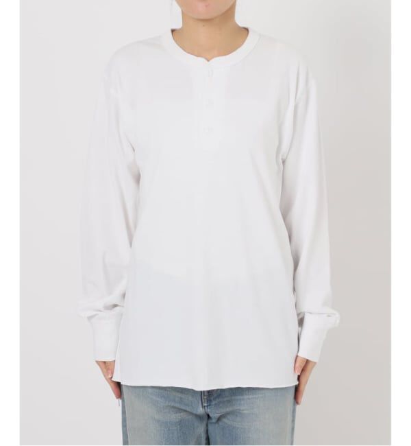 FRAMeWORK「≪新色 /追加予約≫Healthknit/ヘルスニット ヘンリーロングスリーブ」|Tシャツ・カットソー|