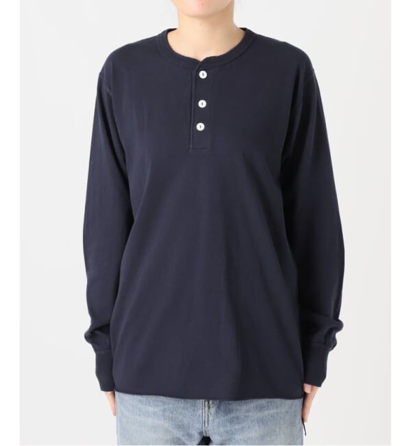 FRAMeWORK「≪新色 /追加予約≫Healthknit/ヘルスニット ヘンリーロングスリーブ」|Tシャツ・カットソー|