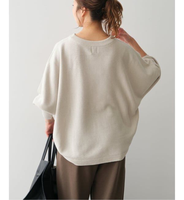 Spick and Span「《WEB限定 / 追加予約》バルキーヤーンドルマンロングリブニット」|ニット・セーター|
