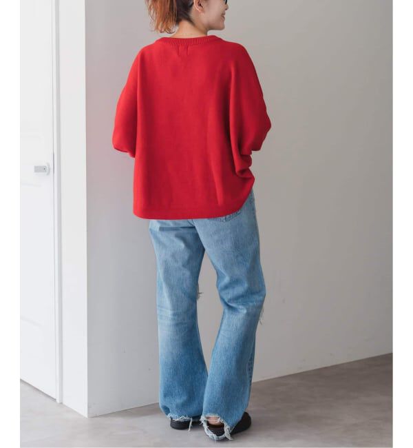 Spick and Span「《WEB限定 / 追加予約》バルキーヤーンドルマンロングリブニット」|ニット・セーター|