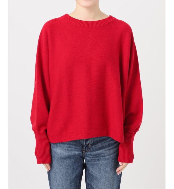 Spick and Span「《WEB限定 / 追加予約》バルキーヤーンドルマンロングリブニット」|ニット・セーター|